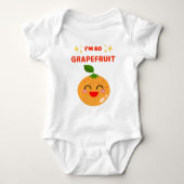 IK BEN ZO GRAAPEFRUIT  ROMPER (Voorkant)