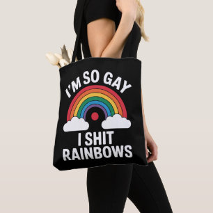 Ik Ben Zo Homoseksueel Regenbogen Grappig LGBTQ Pr Tote Bag