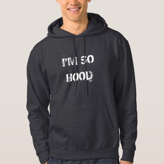 IK BEN ZO HOOD HOODIE (Voorkant)