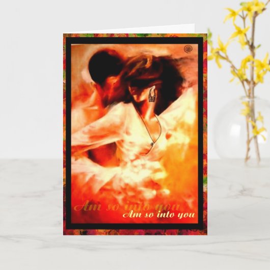 Ik ben zo in jou kaart (Gele Bloem)