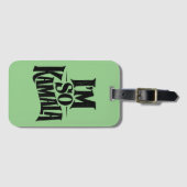 Ik ben zo Kamala Brat Green Meme Bagagelabel (Voorkant (horizontaal))