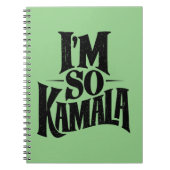 Ik ben zo Kamala Brat Green Meme Notitieboek (Voorkant)