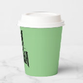 Ik ben zo Kamala Brat Green Meme Papieren Bekers (Links)