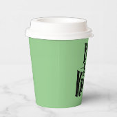 Ik ben zo Kamala Brat Green Meme Papieren Bekers (Rechts)