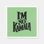 Ik ben zo Kamala Brat Green Meme Servet (Voorkant)