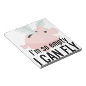 Ik ben zo Leeg dat ik met schimmels kan vliegen. Notitieblok (Schuin)