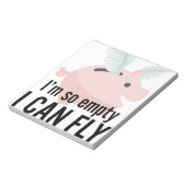 Ik ben zo Leeg dat ik met schimmels kan vliegen. Notitieblok (Linkerzijde)