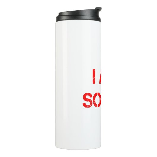 Ik ben zo lief thermosbeker (Gedraaid links)