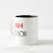 Ik ben zo lief tweekleurige koffiemok (Voorkant links)