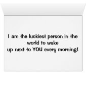 IK BEN ZO LUCKY-GOOD MORD "BEAUTIFUL" LIEFKAART (Binenzijde Horizontaal (Onderkant))