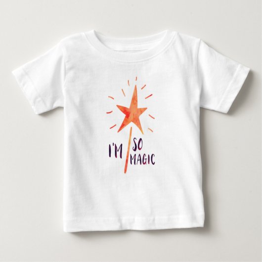 Ik ben zo Magic Girls Toddler Ruffle T Shirt (Voorkant)