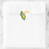 Ik ben zo mals maiskolf ronde sticker (Tas)