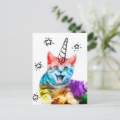 Ik ben zo meowgisch. briefkaart (Staand voorkant)