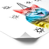 Ik ben zo meowgisch. foto afdruk (Hoek)