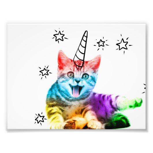 Ik ben zo meowgisch. foto afdruk (Voorkant)