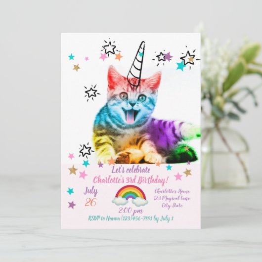 Ik ben zo meowgisch. kaart (Staand voorkant)