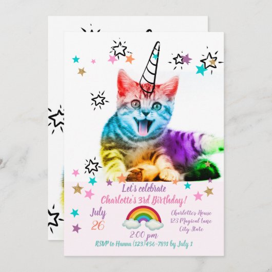 Ik ben zo meowgisch. kaart (Voorkant / Achterkant)