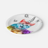 Ik ben zo meowgisch. papieren bordje (Gekanteld)