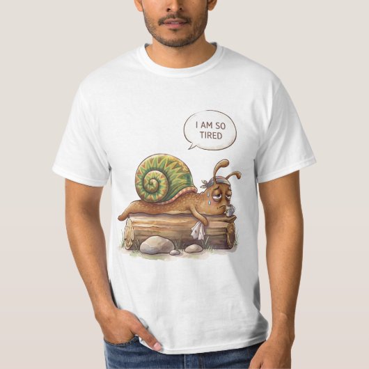 Ik Ben Zo Moe Funny Slak T-shirt (Voorkant)