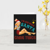 Ik-ben-zo-nice-sinterklaas-is-twee-keer-gekomen St Kaart (Gele Bloem)