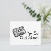 Ik ben zo oud als de huid briefkaart (Staand voorkant)