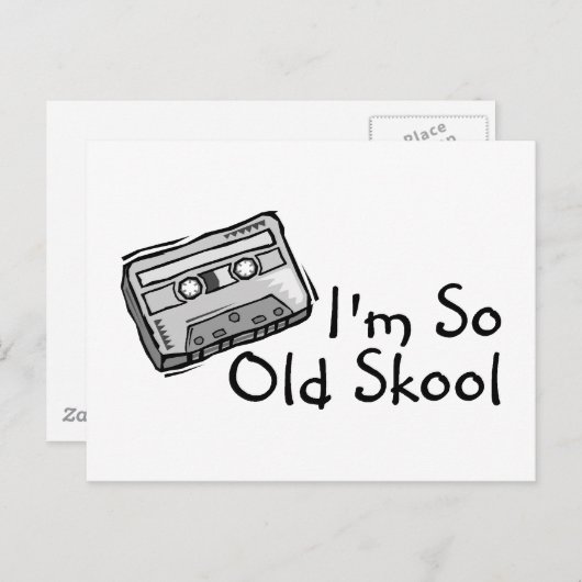 Ik ben zo oud als de huid briefkaart (Voorkant / Achterkant)