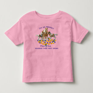 Ik ben zo perfect - tweeling kinder shirts