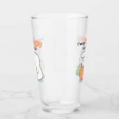 Ik ben zo Pleepy: Bunny Hugging Wortel Kussen Glas (Rechts)