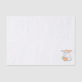 Ik ben zo Pleepy: Bunny Hugging Wortel Kussen Tissuepapier