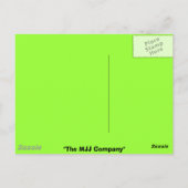 Ik ben zo professioneel........ik kan spreken! briefkaart (Achterkant)