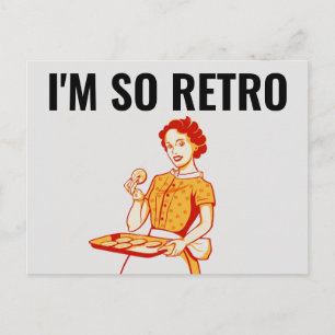 IK BEN ZO RETRO MEME BRIEFKAART