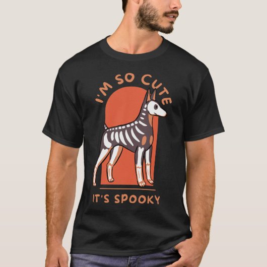 Ik ben zo schattig dat het griezelig is, een grapp t-shirt (Voorkant)