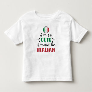 Ik ben zo schattig dat ik Italiaan moet zijn Kinder Shirts