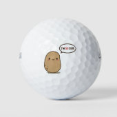 Ik ben zo schattig. golfballen (Voorkant)