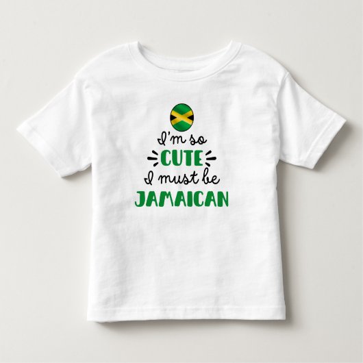 Ik ben zo schattig, ik moet wel Jamaicaans zijn Kinder Shirts (Voorkant)
