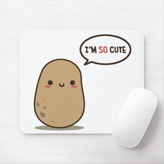 Ik ben zo schattig. muismat (Met muis)