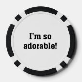Ik ben zo Schattig Pokerchips (Achterkant)