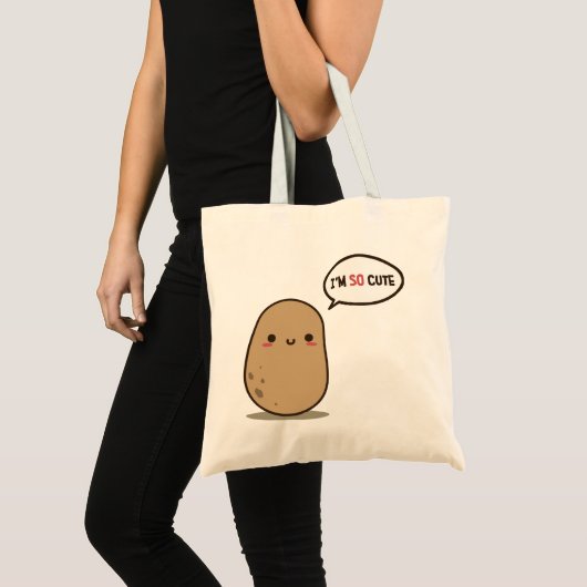 Ik ben zo schattig. tote bag (Voorkant (product))