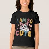 Ik ben zo schattig Tri-Blend shirt (Voorkant)