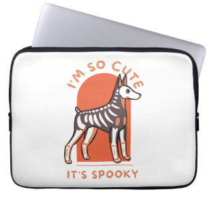Ik ben zo Schattige dat het eng Schattige Hallowee Laptop Sleeve