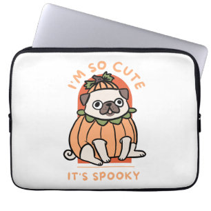 Ik ben zo Schattige dat het eng Schattige Hallowee Laptop Sleeve