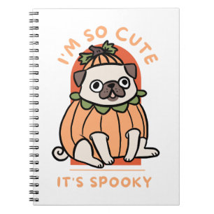 Ik ben zo Schattige dat het eng Schattige Hallowee Notitieboek