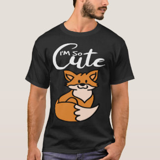 Ik ben zo Schattige Fox Girl T-shirt