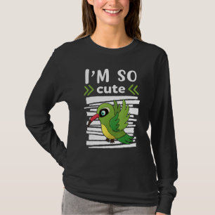 Ik ben zo schattige kolibrie kids kolibrie t-shirt