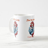 Ik ben zo Schattige Zeemeermin Thunder_Cove Koffiemok (Voorkant links)