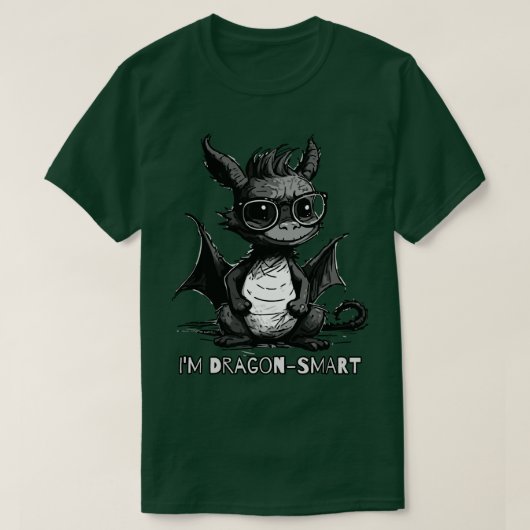 Ik ben zo slim als een draak t-shirt (Design voorkant)