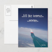 Ik ben zo thuis briefkaart (Voorkant / Achterkant)