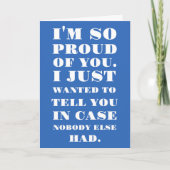 Ik ben zo trots op je kaart (Voorkant)