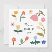 Ik ben zo trots op je ventilatorkaart kaart (Voorkant)