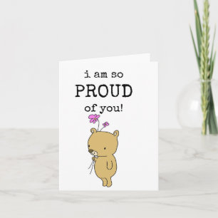 Ik Ben Zo Trots Op Jou, Cute Kaart